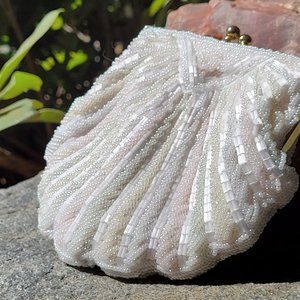 Vintage White Evening Bag